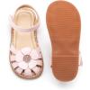 imageFlaryzone Toddler Little Girls Glitter Flower OpenToe Flat Dress Sandals Summer ShoesFr311pink