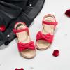 imageFlaryzone Toddler Little Girls Glitter Flower OpenToe Flat Dress Sandals Summer ShoesFr371red