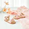 imageFlaryzone Toddler Little Girls Glitter Flower OpenToe Flat Dress Sandals Summer ShoesNfm07pink