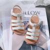 imageFlaryzone ToddlerLittle Kids Classic Rome OpenToe Flat Sandals05white