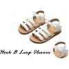 imageFlaryzone ToddlerLittle Kids Classic Rome OpenToe Flat Sandals05white