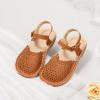 imageFlaryzone ToddlerLittle Kids Classic Rome OpenToe Flat Sandals081brown