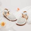imageFlaryzone ToddlerLittle Kids Classic Rome OpenToe Flat Sandals081white
