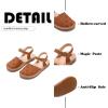 imageFlaryzone ToddlerLittle Kids Classic Rome OpenToe Flat Sandals08brown