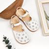 imageFlaryzone ToddlerLittle Kids Classic Rome OpenToe Flat Sandals08white