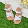 imageFlaryzone ToddlerLittle Kids Classic Rome OpenToe Flat Sandals34white