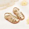 imageFlaryzone ToddlerLittle Kids Classic Rome OpenToe Flat Sandals35gold