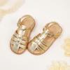 imageFlaryzone ToddlerLittle Kids Classic Rome OpenToe Flat Sandals35gold