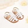 imageFlaryzone ToddlerLittle Kids Classic Rome OpenToe Flat Sandals35white