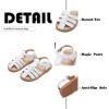 imageFlaryzone ToddlerLittle Kids Classic Rome OpenToe Flat Sandals35white