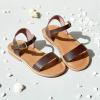 imageFlaryzone ToddlerLittle Kids Classic Rome OpenToe Flat Sandals53tan