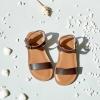 imageFlaryzone ToddlerLittle Kids Classic Rome OpenToe Flat Sandals53tan