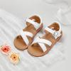 imageFlaryzone ToddlerLittle Kids Classic Rome OpenToe Flat Sandals619white