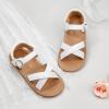 imageFlaryzone ToddlerLittle Kids Classic Rome OpenToe Flat Sandals619white