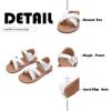 imageFlaryzone ToddlerLittle Kids Classic Rome OpenToe Flat Sandals619white