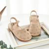 imageFlaryzone ToddlerLittle Kids Classic Rome OpenToe Flat SandalsFlr08 Apricot