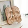 imageFlaryzone ToddlerLittle Kids Classic Rome OpenToe Flat SandalsFlr08 Apricot