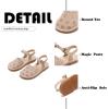 imageFlaryzone ToddlerLittle Kids Classic Rome OpenToe Flat SandalsFlr08 Apricot
