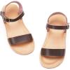 imageFlaryzone ToddlerLittle Kids Classic Rome OpenToe Flat Sandals53tan
