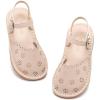 imageFlaryzone ToddlerLittle Kids Classic Rome OpenToe Flat SandalsFlr08 Apricot