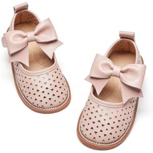 imageFlaryzone Toddler Little Girl Mary Jane School Uniform Oxfords Flat Dress ShoesFa02pink