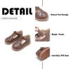 imageFlaryzone Toddler Little Girl Mary Jane School Uniform Oxfords Flat Dress ShoesFr386brown