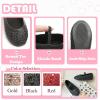 imageFlaryzone ToddlerLittle Girls Ballerina Flat Mary Jane Princess Dress Shoes  Wedding School PartyBlackfh22