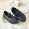 imageFlaryzone ToddlerLittle Girls Ballerina Flat Mary Jane Princess Dress Shoes  Wedding School PartyBlackfh22