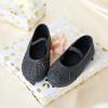 imageFlaryzone ToddlerLittle Girls Ballerina Flat Mary Jane Princess Dress Shoes  Wedding School PartyBlackfh22