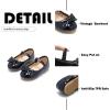 imageFlaryzone ToddlerLittle Girls Ballerina Flat Mary Jane Princess Dress Shoes  Wedding School PartyBlackflr07