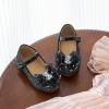 imageFlaryzone ToddlerLittle Girls Ballerina Flat Mary Jane Princess Dress Shoes  Wedding School PartyBlackfm16