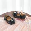 imageFlaryzone ToddlerLittle Girls Ballerina Flat Mary Jane Princess Dress Shoes  Wedding School PartyBlackfm16