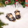 imageFlaryzone ToddlerLittle Girls Ballerina Flat Mary Jane Princess Dress Shoes  Wedding School PartyBlackfr11