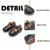 imageFlaryzone ToddlerLittle Girls Ballerina Flat Mary Jane Princess Dress Shoes  Wedding School PartyBlackfr11