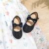 imageFlaryzone ToddlerLittle Girls Ballerina Flat Mary Jane Princess Dress Shoes  Wedding School PartyBlackfr17