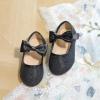 imageFlaryzone ToddlerLittle Girls Ballerina Flat Mary Jane Princess Dress Shoes  Wedding School PartyBlackfr17