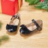 imageFlaryzone ToddlerLittle Girls Ballerina Flat Mary Jane Princess Dress Shoes  Wedding School PartyBlackfr18