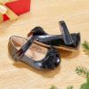 imageFlaryzone ToddlerLittle Girls Ballerina Flat Mary Jane Princess Dress Shoes  Wedding School PartyBlackfr18