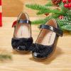 imageFlaryzone ToddlerLittle Girls Ballerina Flat Mary Jane Princess Dress Shoes  Wedding School PartyBlackfr18