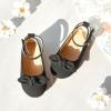 imageFlaryzone ToddlerLittle Girls Ballerina Flat Mary Jane Princess Dress Shoes  Wedding School PartyBlackfr182