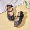 imageFlaryzone ToddlerLittle Girls Ballerina Flat Mary Jane Princess Dress Shoes  Wedding School PartyBlackfr19