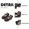 imageFlaryzone ToddlerLittle Girls Ballerina Flat Mary Jane Princess Dress Shoes  Wedding School PartyBlackfr19