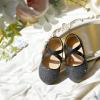 imageFlaryzone ToddlerLittle Girls Ballerina Flat Mary Jane Princess Dress Shoes  Wedding School PartyBlackfr22