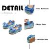 imageFlaryzone ToddlerLittle Girls Ballerina Flat Mary Jane Princess Dress Shoes  Wedding School PartyBluefm14