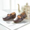 imageFlaryzone ToddlerLittle Girls Ballerina Flat Mary Jane Princess Dress Shoes  Wedding School PartyBrownfr381