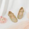imageFlaryzone ToddlerLittle Girls Ballerina Flat Mary Jane Princess Dress Shoes  Wedding School PartyGlitter Goldfh26