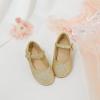 imageFlaryzone ToddlerLittle Girls Ballerina Flat Mary Jane Princess Dress Shoes  Wedding School PartyGlitter Goldfh26