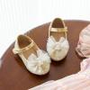 imageFlaryzone ToddlerLittle Girls Ballerina Flat Mary Jane Princess Dress Shoes  Wedding School PartyGoldfm16