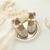 imageFlaryzone ToddlerLittle Girls Ballerina Flat Mary Jane Princess Dress Shoes  Wedding School PartyGoldfm20