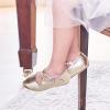 imageFlaryzone ToddlerLittle Girls Ballerina Flat Mary Jane Princess Dress Shoes  Wedding School PartyGoldfr11
